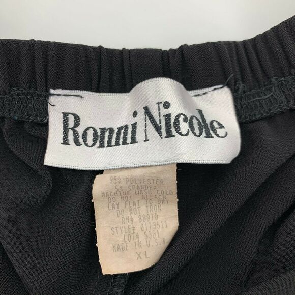 Ronni Nicole Women's Pants Pull On Stretch Flare Leg Lounge Casual Size XL - Picture 5 of 5